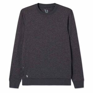 Vuori Ponto Performance Crew Long Sleeve Charcoal Gray XXL Dreamknit fabric